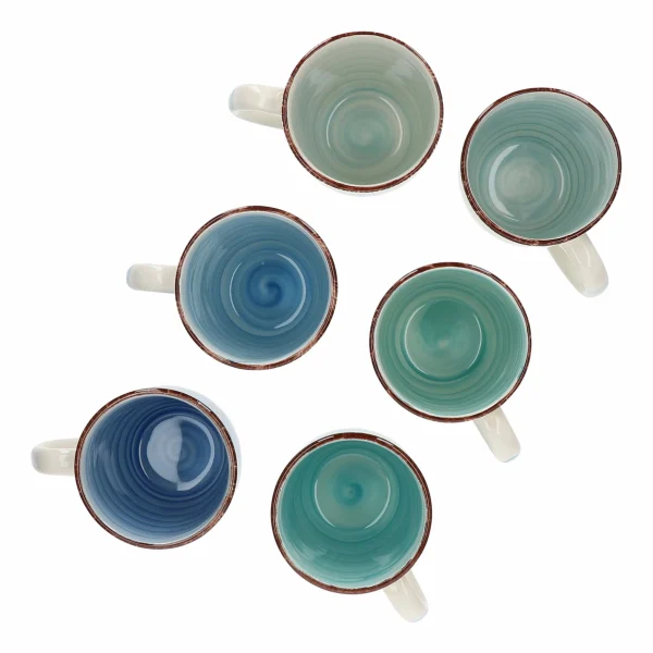 Null 6er Set Kaffeebecher Blue Baita 7