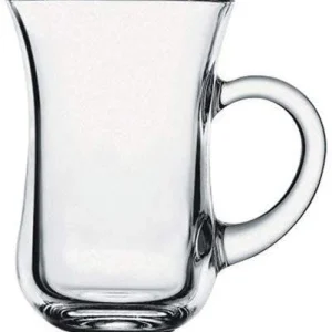 Null 24er Set Teeglas Ceylon 220ml – Klassische Teetasse Aus Hitzebeständigem Glas Mit Henkel 17