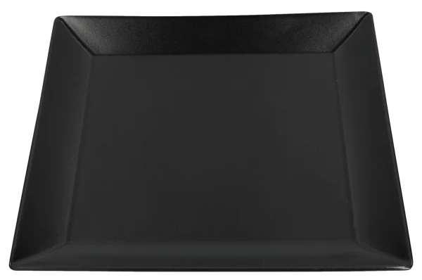 Null Servierplatte, Steingut, Quadratisch, 26 X 26 Cm, Grau 3