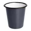 Null Gastronoble Olympia Emaillierte Becher Grau-schwarz 31cl 25