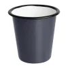 Null Gastronoble Olympia Emaillierte Becher Grau-schwarz 31cl 23