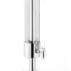 Null APS Saftdispenser -TOWER- 35 X 23 Cm, H: 75 Cm, 5 Liter 18/8 Edelstahl, Polycarbonat 23