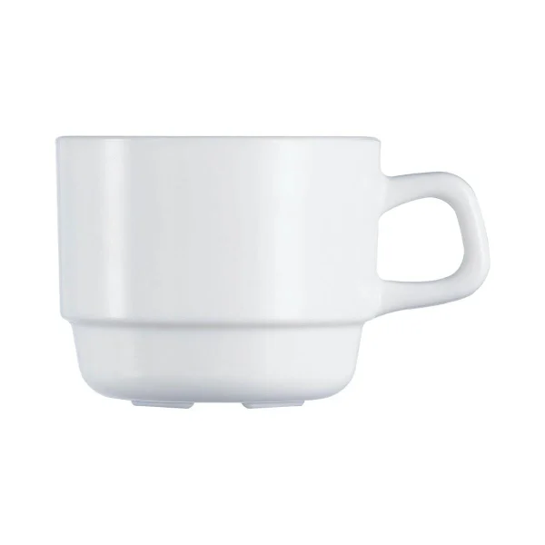 Arcoroc 48 X Espresso- / Mocca Obertasse 8 Cl Form Restaurant Uni Weiß ARCOPAL 1