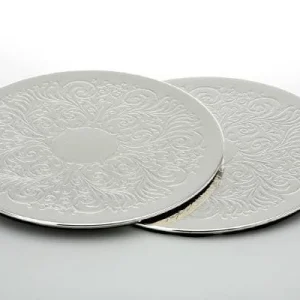 Null Schale Herz 14,0 X 15,0 Cm Versilbert Anlaufgeschützt 21