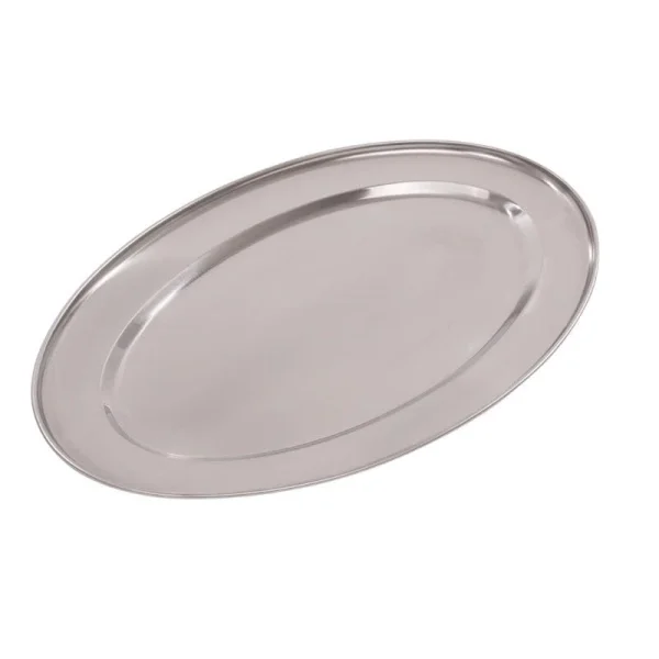 Null Galerie-Tablett Oval 20,5 X 15,0cm, H 4,5cm Versilbert 7