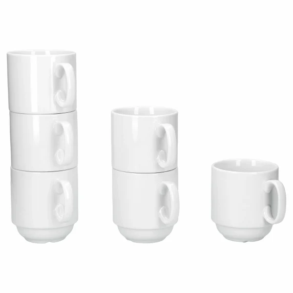 Null 6er Set Kaffeebecher Grey Baita OHNE Henkel 7