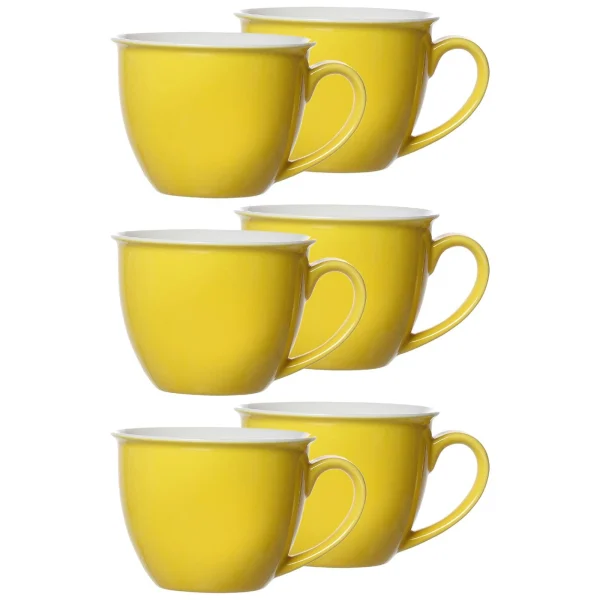 Ritzenhoff & Breker DOPPIO Jumbotasse 350 Ml Indigo Blau 6er Set – A 4