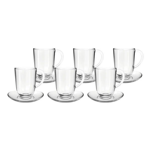 Leonardo NAPOLI Latte Macchiatotassen Mit Untertasse 6er Set 380 Ml 1