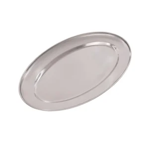 Null Galerie-Tablett Oval 20,5 X 15,0cm, H 4,5cm Versilbert 21