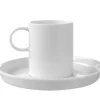 Null Tasse Bach 200ml, Mit Untertasse (6 Stück) Von CHEFGASTRO 23
