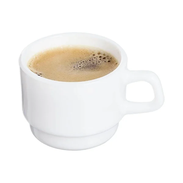 Arcoroc 48 X Espresso- / Mocca Obertasse 8 Cl Form Restaurant Uni Weiß ARCOPAL 7