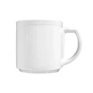 Esmeyer 6 X Seltmann Becher Mit Henkel 0,25 L, Form: Vitalis, Dekor: 34689 Grüne Lanzen 21