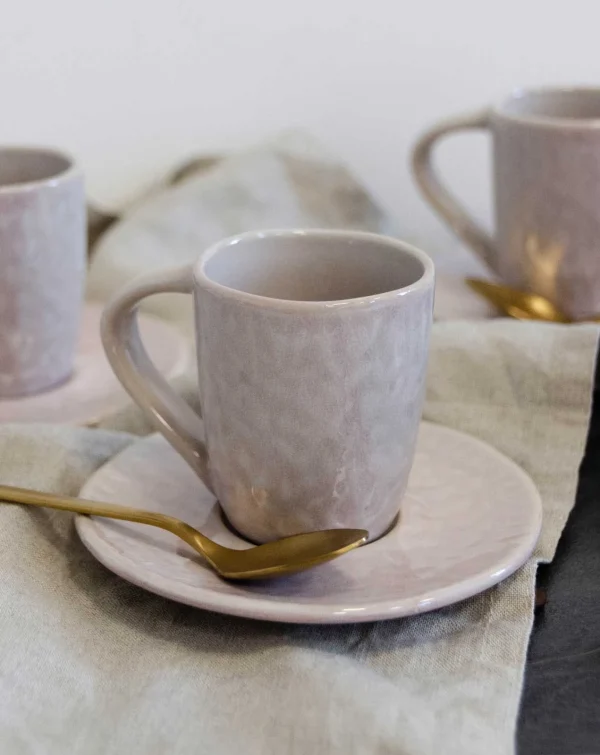 Leonardo MATERA Espresso Set Beige 8-teilig 7