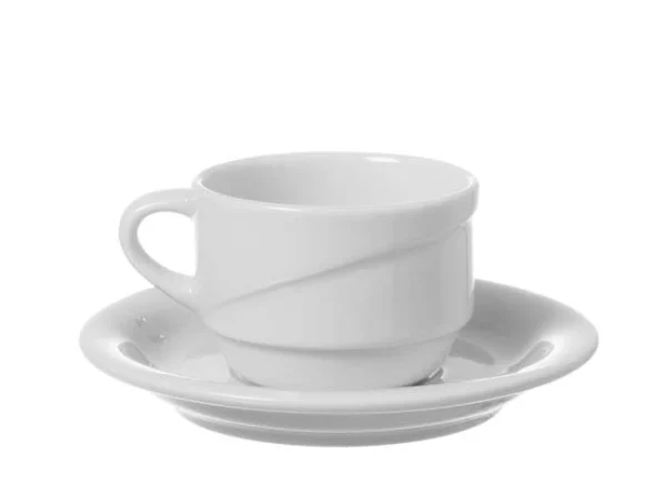 Null Tasse Gourmet Mit Untertasse 230ml (12 Stück) Von CHEFGASTRO 6