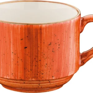 Bonna Premium Porcelain BNC01CF Cream Obertasse, Kaffeebecher, Kaffeetasse, 8.4×10.9cm, 210ml, Porzellan, Creme-weiß, 1 Stück 15
