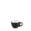 Churchill 6 X Cappuccinotasse 0,2l MENU SHADES Ash Black 25