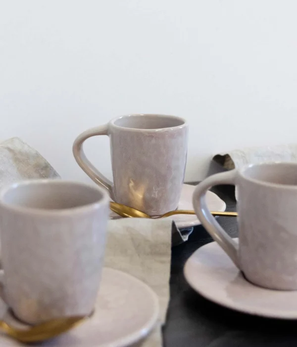 Leonardo MATERA Espresso Set Beige 8-teilig 8