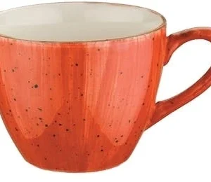 Bonna Premium Porcelain GRABNC01CF Grain Obertasse, Kaffeebecher, Kaffeetasse, 8.2x11cm, 210ml, Porzellan, Creme-weiß, 1 Stück 19