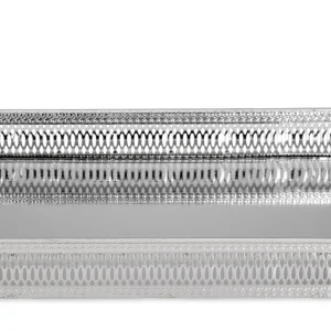 Null Tablett Rund, Glatt Poliert H 4,0cm, D 32,0cm Edelstahl 19