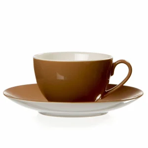 Null 4er Set Kaffeetasse 200ml + Untertasse Nougat Doppio – Ritzenhoff 4x 545784 + 4x 545791 21