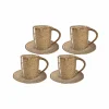 Leonardo MATERA Espresso Set Beige 8-teilig 25