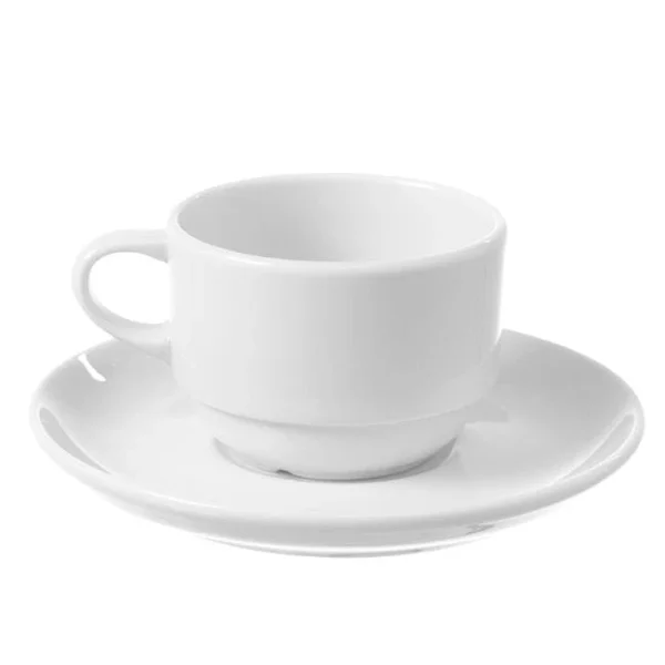 Null Tasse Gourmet Mit Untertasse 230ml (12 Stück) Von CHEFGASTRO 3