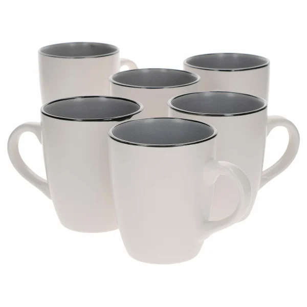 Null 6er Set Kaffeebecher 430ml Campo Creme 3