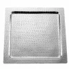 Null Tablett Quadratisch, Reiskorn, Groß Durchmesser 50,0 Cm Aluminium Vernickelt 25