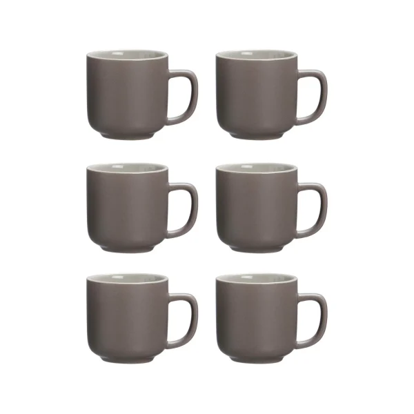 Ritzenhoff & Breker JASPER Espressotasse 100 Ml Grau 6er Set 6