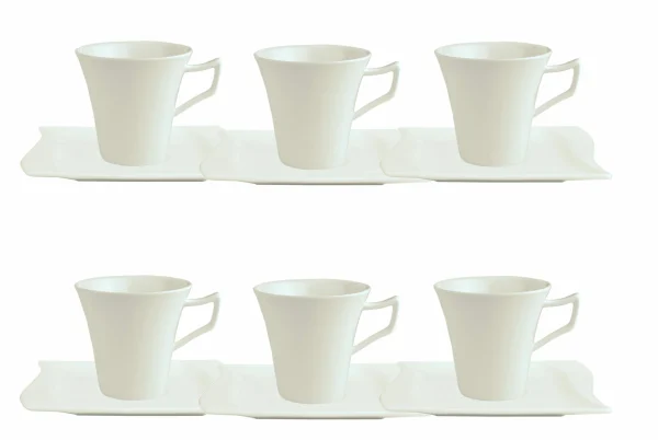 Null 6er Set Kaffeetasse 20cl Mit Kaffeeuntertasse 15cm Harmony 1