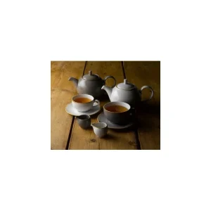 Churchill Stonecast Espresso-Tasse Peppercorn Grey ø6,5cm 90ml Grau, Ohne Untertasse (12 Stück) Von CHEFGASTRO 21