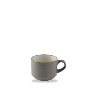 Churchill 12 X Kaffeetasse 0,23l STONECAST Peppercorn Grey 13