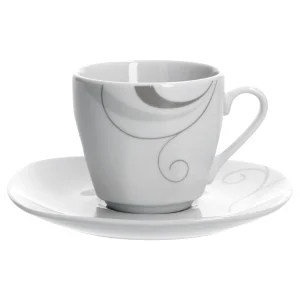 Null Espressotasse 10cl Mit Espressountertasse 12,1cm Caviano 13