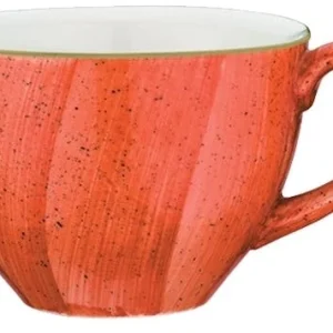 Bonna Premium Porcelain BNC01CF Cream Obertasse, Kaffeebecher, Kaffeetasse, 8.4×10.9cm, 210ml, Porzellan, Creme-weiß, 1 Stück 21